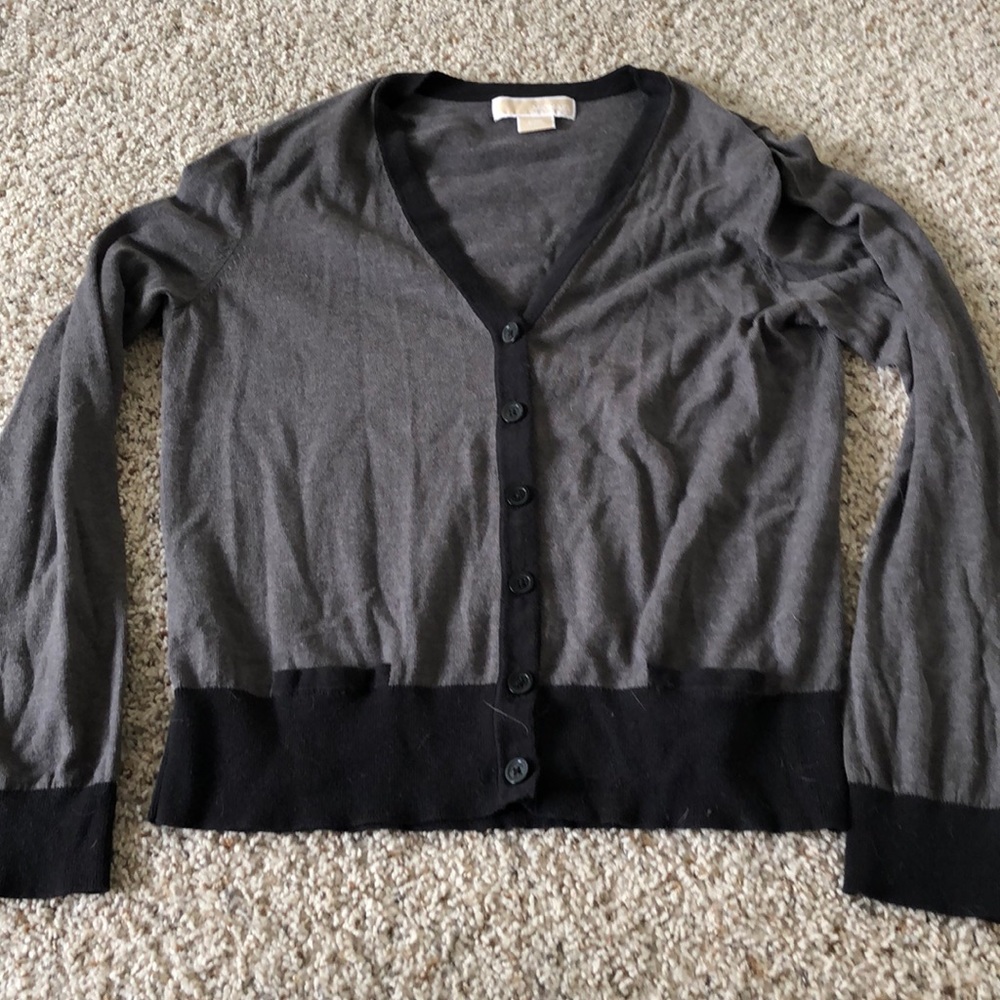 Michael Kors Grey Cardigan